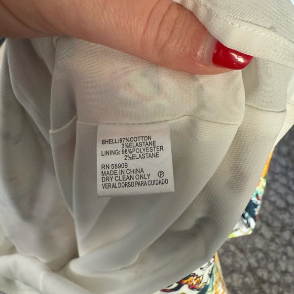 Antonio Melani Kelsey Poplin Floral Cotton Dress, Size 14 - Picture 9 of 9